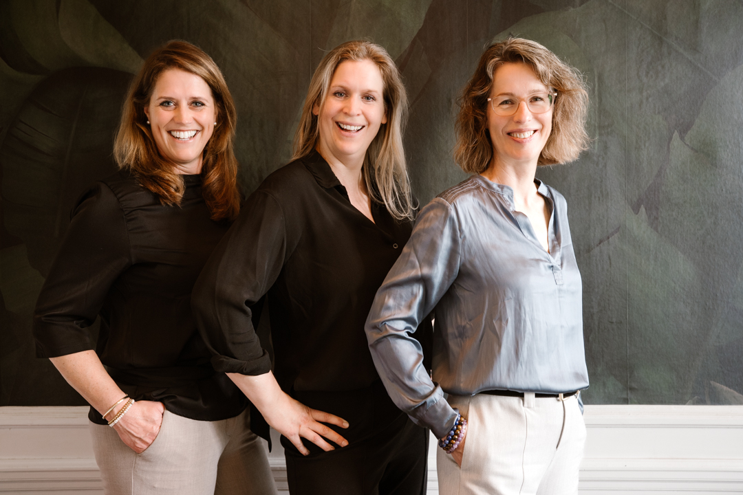 Ester, Marie-Louise en Mereth, oprichters van OctoNunc