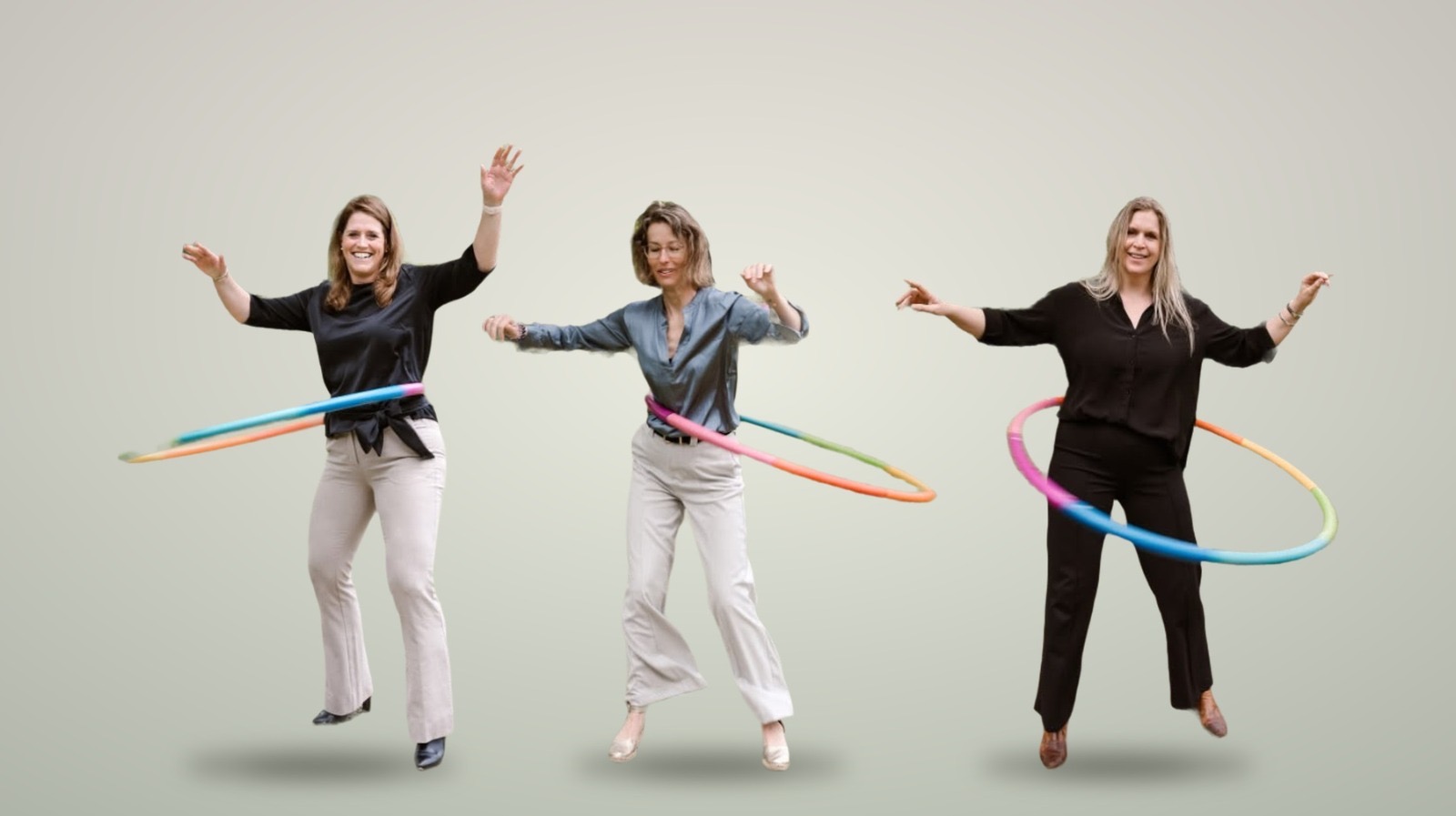 Drie changemakers van OctoNunc aan het hoepelen